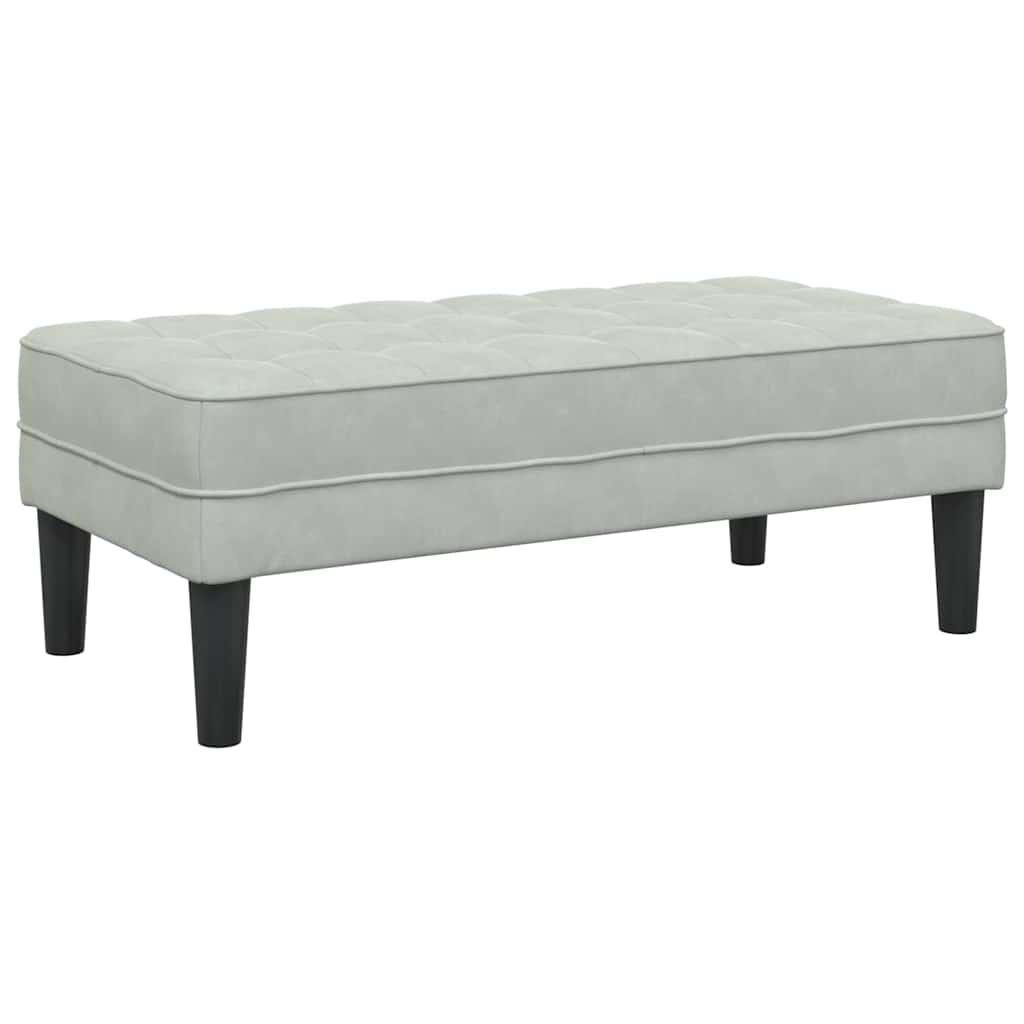 8721158784186_wbg-ba_en_hd_2 vidaXL Bench Light grey 113 x 57 x 39 cm Velvet - Image 6