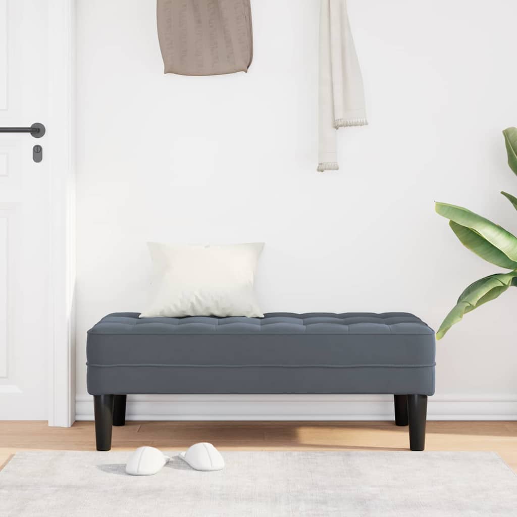 8721158784193_mo-im_en_hd_2 vidaXL Bench Dark grey 113 x 57 x 39 cm Velvet - Image 3
