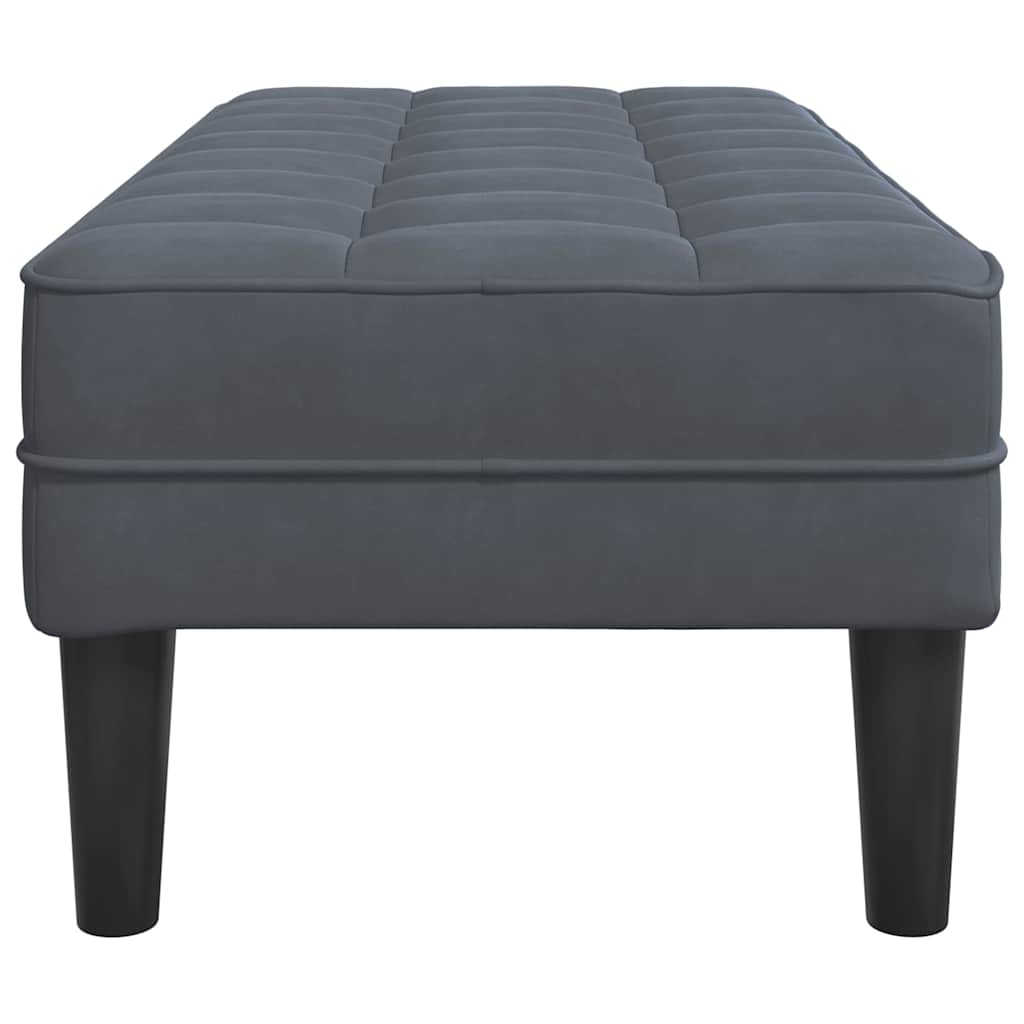 8721158784193_wbg-si_en_hd_4 vidaXL Bench Dark grey 113 x 57 x 39 cm Velvet - Image 5