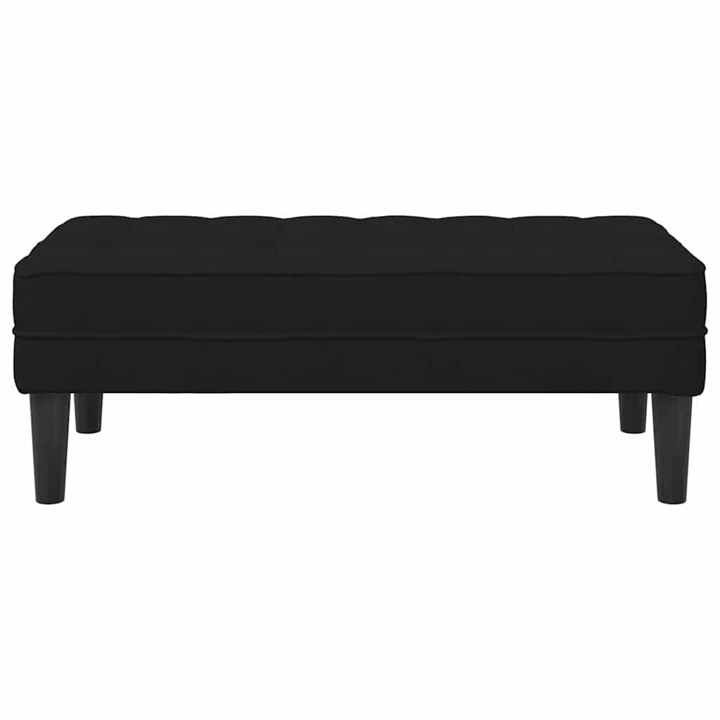 8721158784247_wbg-fr_en_hd_3 vidaXL Bench Black 113 x 57 x 39 cm Velvet - Image 4