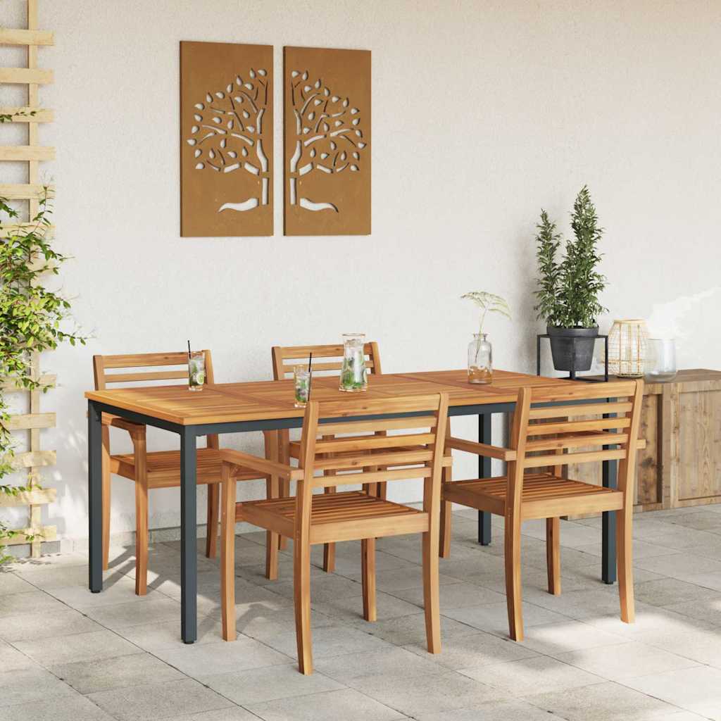 8721158784445_mo-im_en_hd_2 vidaXL Outdoor Tables Natural and black 180 x 90 x 75 cm - Image 4
