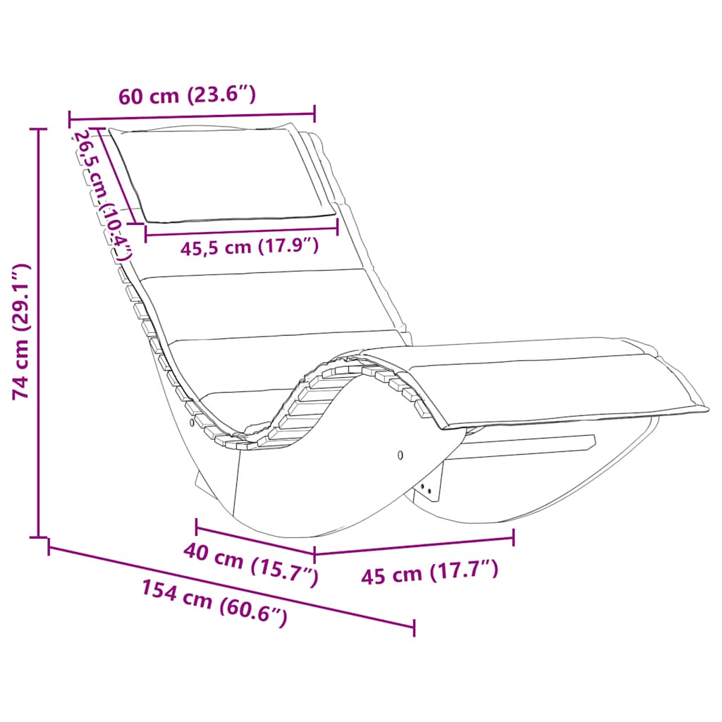 8721158785022_g_en_hd_8 vidaXL Rocking Sun Lounger with Cushion Solid Wood Acacia - Image 10