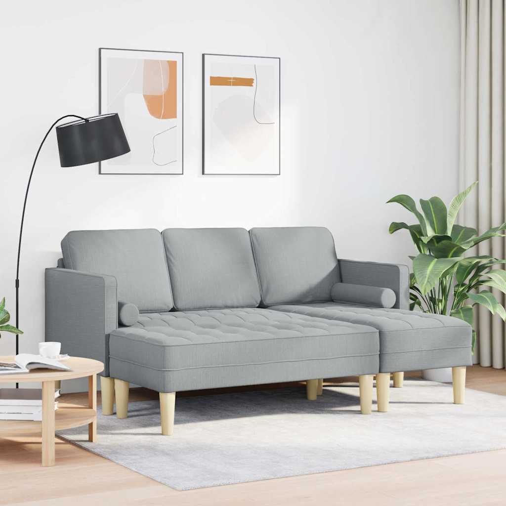 8721158785596_mo-im_en_hd_2 vidaXL Sofa Set 2 pcs Light Grey 173 x 131 x 67 cm Fabric - Image 3