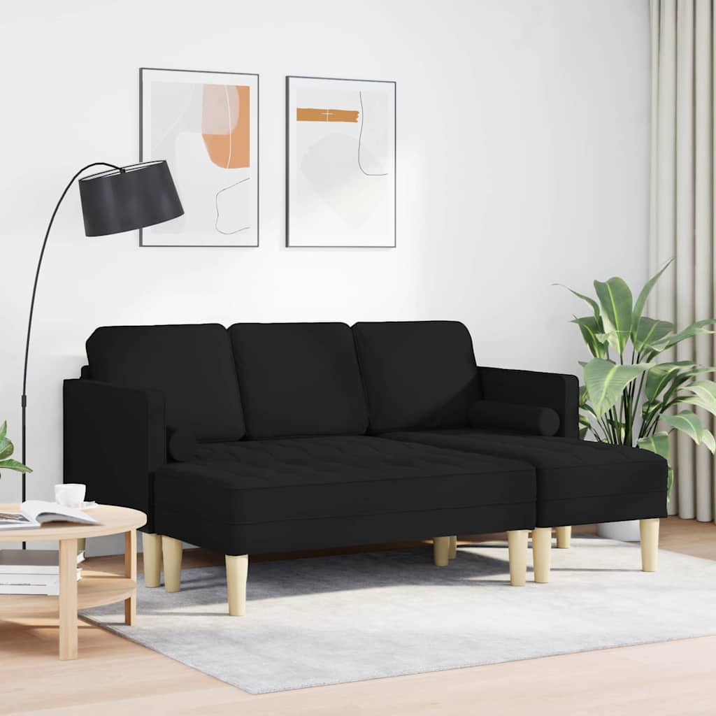 8721158785619_mo-im_en_hd_2 vidaXL Sofa Set 2 pcs Black 173 x 131 x 67 cm Fabric - Image 3