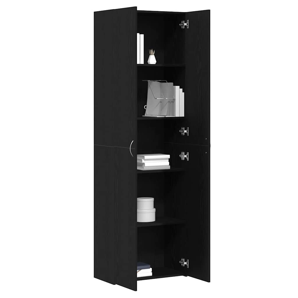 8721158785947_wbg-mo_en_hd_1 vidaXL Office Cabinet Black oak 60 x 32 x 190 Engineered wood - Image 3