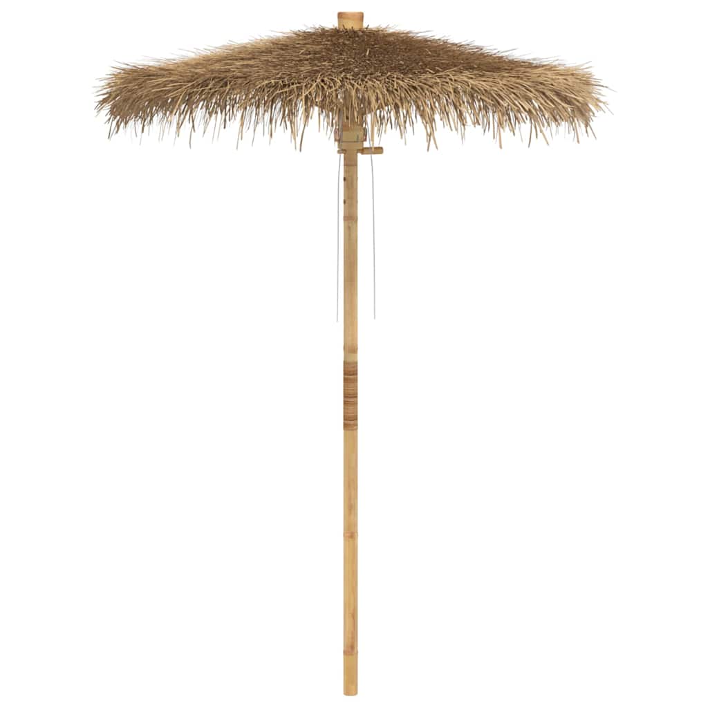 8721158786647_a_en_hd_1 vidaXL Tiki Umbrella with Banana Leaf Canopy 150 cm Bamboo - Image 2