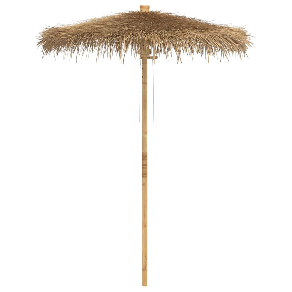 8721158786654_a_en_hd_1 vidaXL Tiki Umbrella with Banana Leaf Canopy 180 cm Bamboo - Image 2