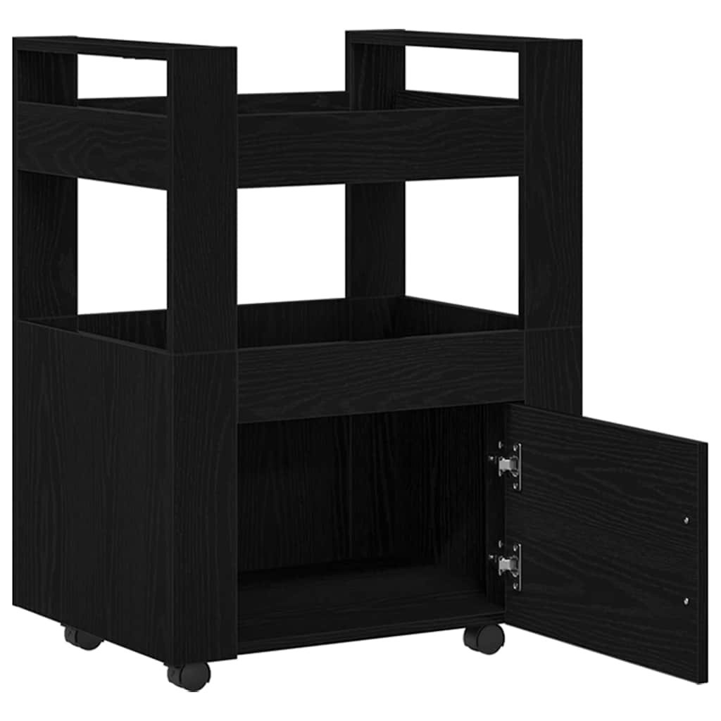 8721158789167_wbg-an_en_hd_2 vidaXL Kitchen Trolley Black oak 60 x 45 x 80 cm Engineered wood - Image 5