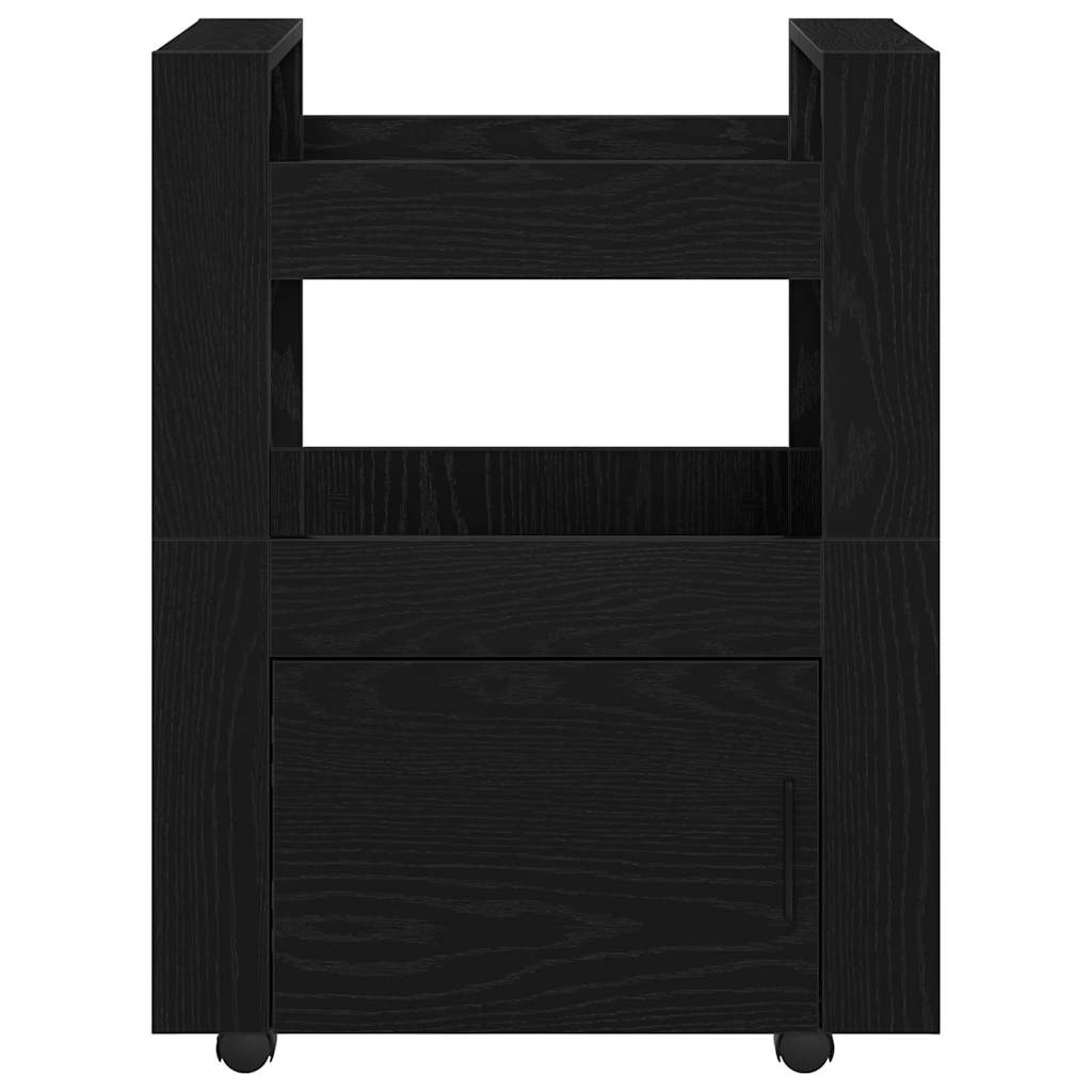 8721158789167_wbg-fr_en_hd_4 vidaXL Kitchen Trolley Black oak 60 x 45 x 80 cm Engineered wood - Image 6