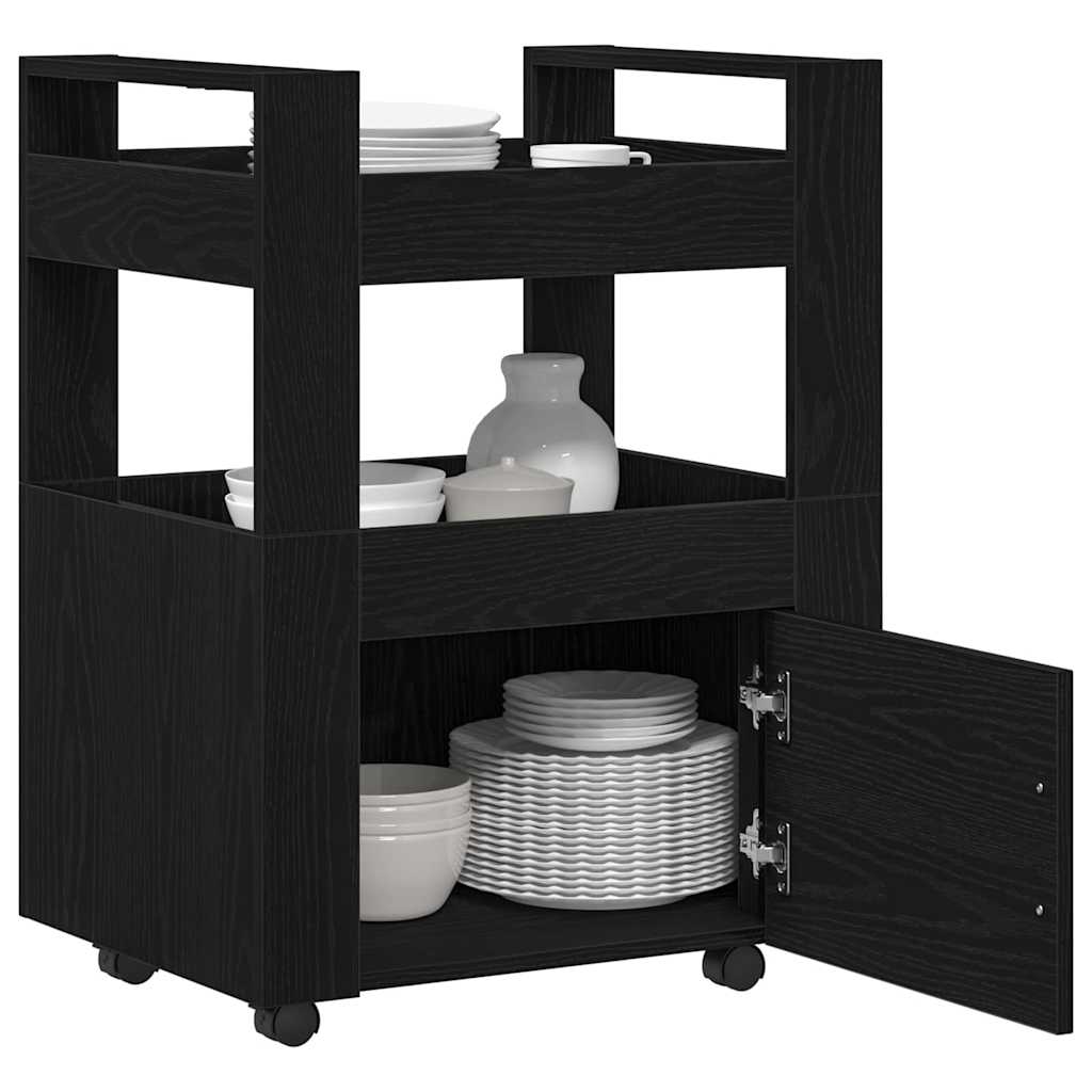8721158789167_wbg-mo_en_hd_1 vidaXL Kitchen Trolley Black oak 60 x 45 x 80 cm Engineered wood - Image 3