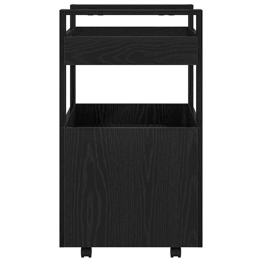 8721158789167_wbg-si_en_hd_5 vidaXL Kitchen Trolley Black oak 60 x 45 x 80 cm Engineered wood - Image 7