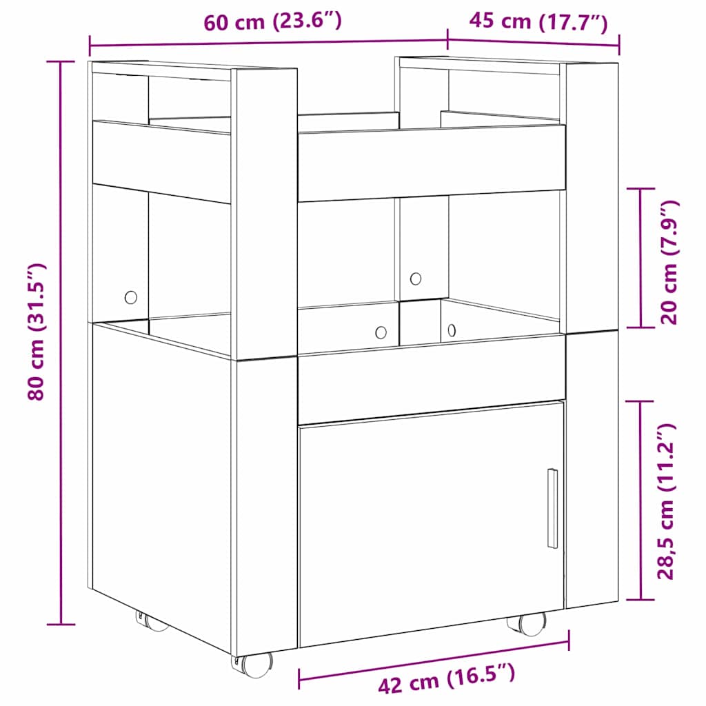 8721158789167_wbg-siz_en_hd_1 vidaXL Kitchen Trolley Black oak 60 x 45 x 80 cm Engineered wood - Image 12