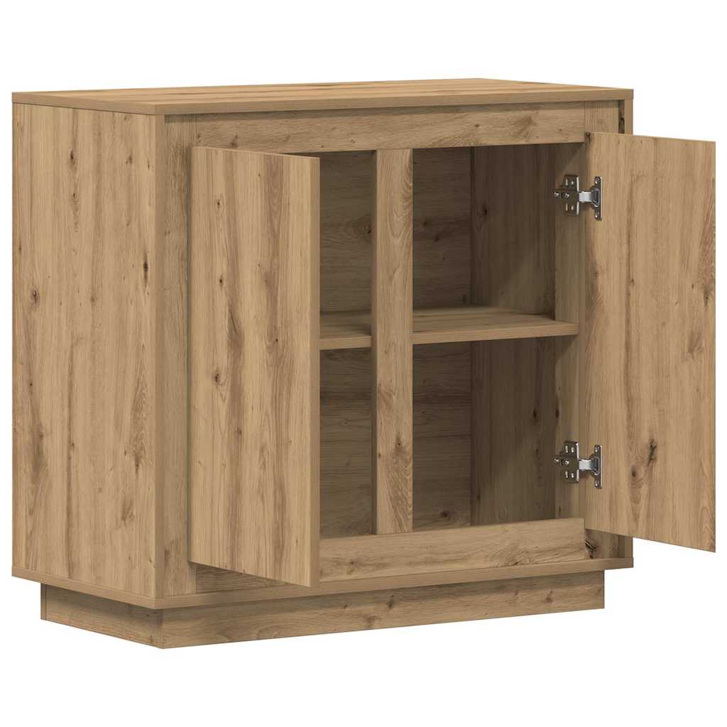 8721158789242_wbg-an_en_hd_2 vidaXL Artisan Oak Sideboard Artisan oak 80 x 34 x 75 cm - Image 6