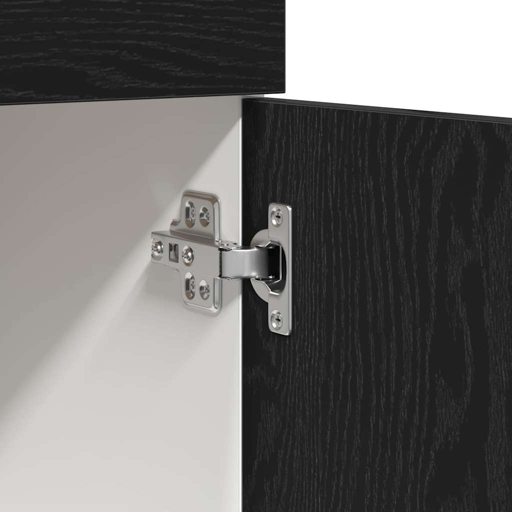8721158791788_detail_en_hd_1 vidaXL Cabinet with Drawer Black oak 80 x 46 x 81.5 cm Engineered wood - Image 9