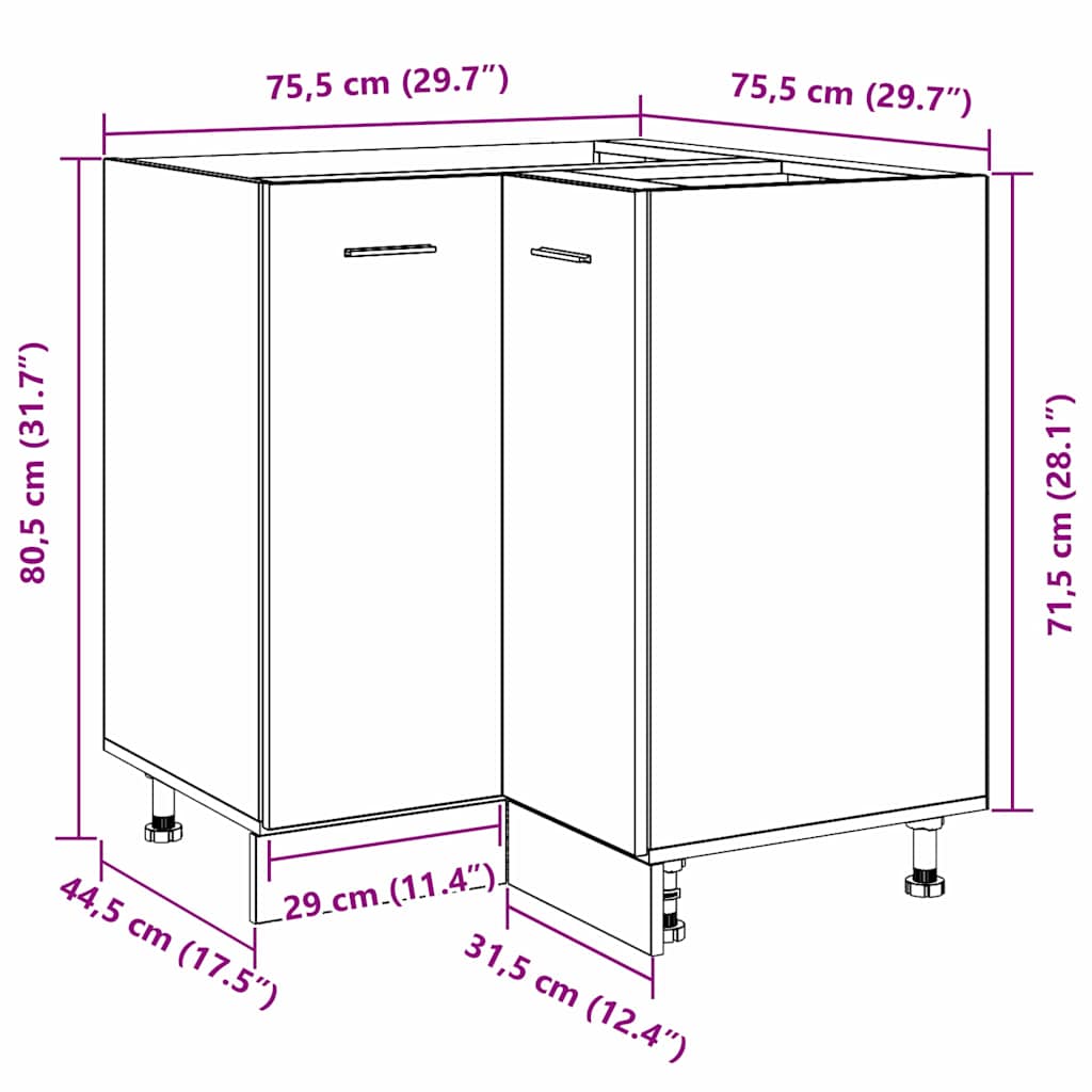 8721158791887_wbg-siz_en_hd_1 vidaXL Corner Bottom Cabinet with Door Black oak 75.5 x 75.5 x 81.5 cm - Image 13