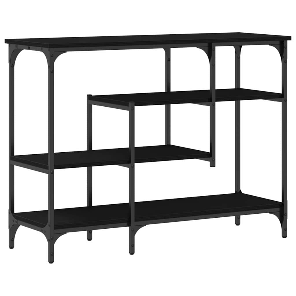 8721158794178_wbg-an-m_en_hd_1 vidaXL Console Table with Shelf Black oak 100 x 35 x 75 cm - Image 2
