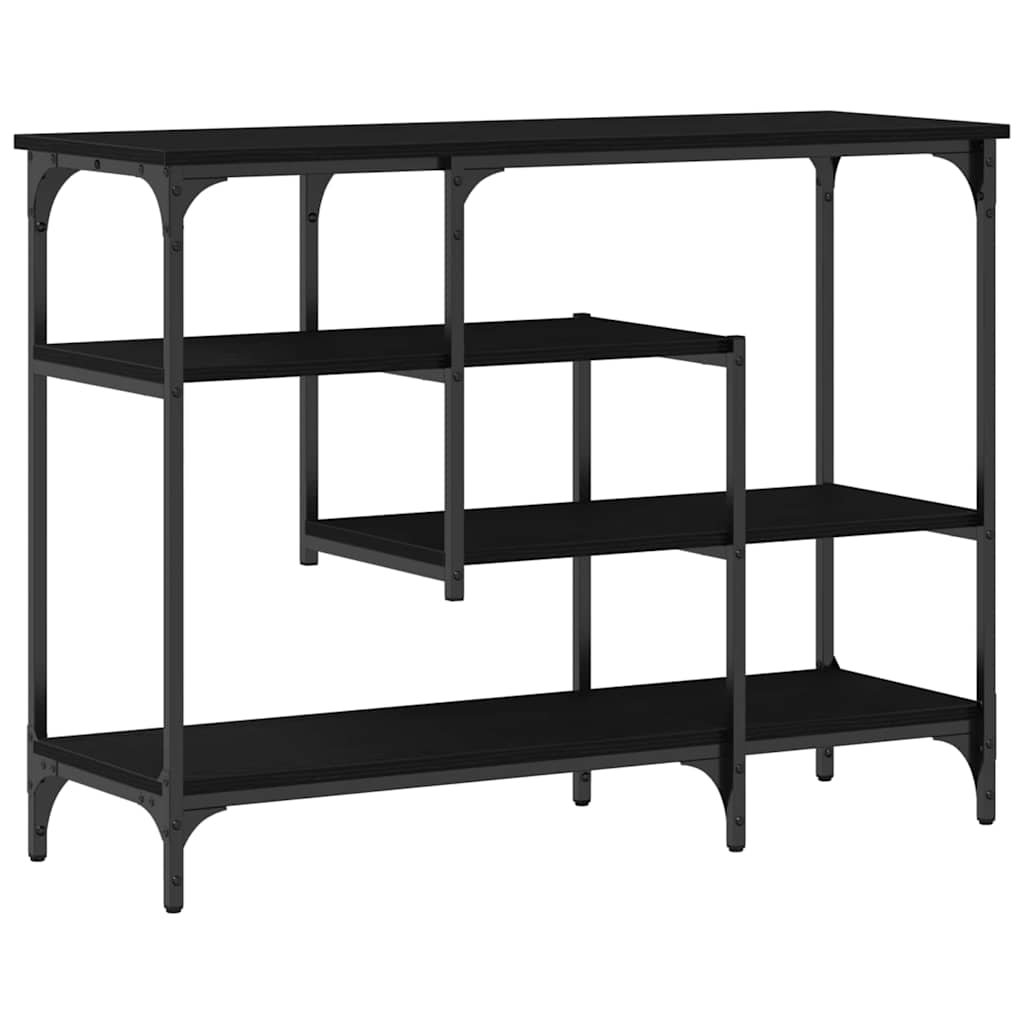 8721158794178_wbg-ba_en_hd_2 vidaXL Console Table with Shelf Black oak 100 x 35 x 75 cm - Image 8