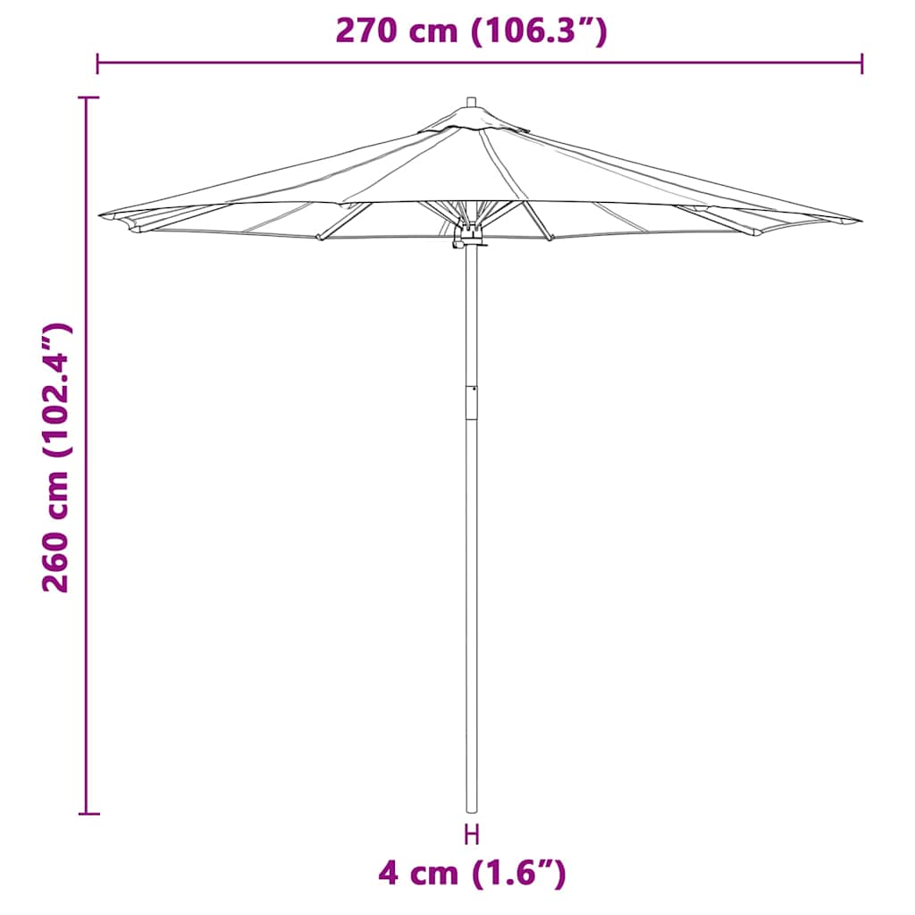 8721158824028_wbg-siz_en_hd_1 vidaXL Garden Parasol Cream white 270 x 270 x 260 cm Bamboo - Image 7