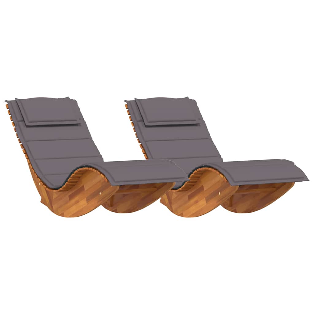 8721158827203_wbg-an-m_en_hd_1 vidaXL Sun Lounger 2 pcs Brown 60 x 154 x 74cm Solid Acacia wood - Image 2