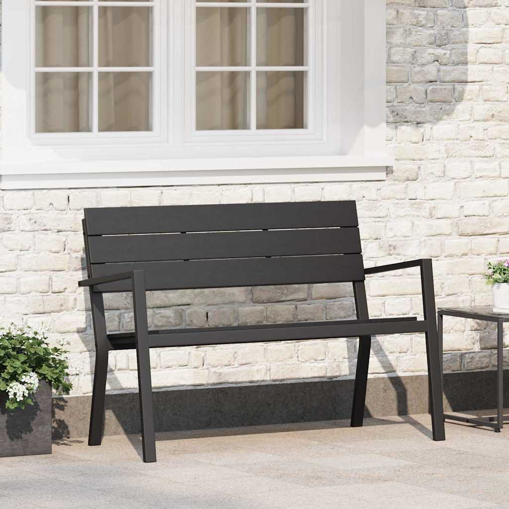 8721158828071_mo-im_en_hd_1 vidaXL Garden Bench Anthracite 118 x 54 x 77cm Steel - Image 1