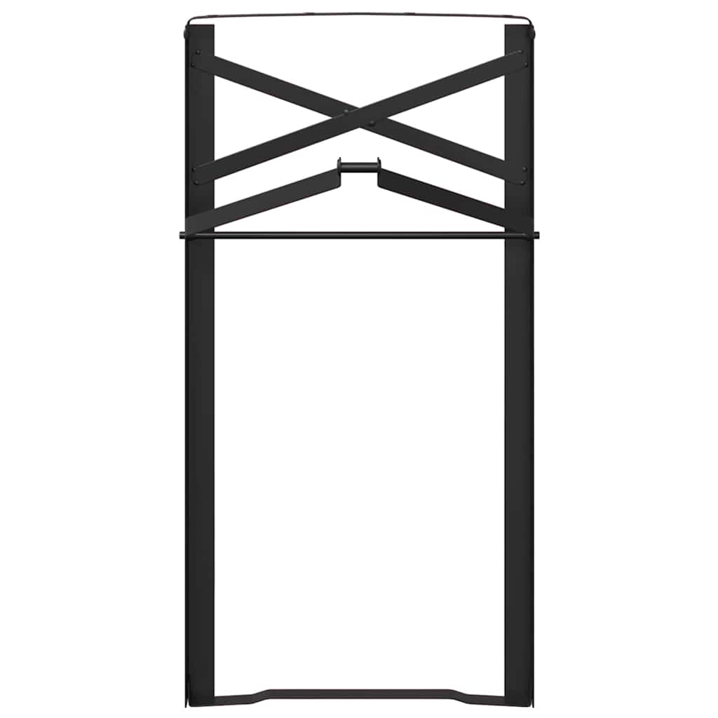 8721158828101_wbg-fr_en_hd_3 vidaXL Beer Table Leg 2 pcs Black 39 x 3 x 75 cm Powder-Coated Steel - Image 5
