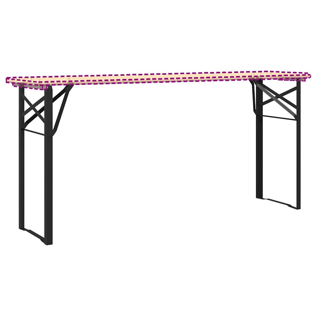 8721158828101_wbg-mo_en_hd_1 vidaXL Beer Table Leg 2 pcs Black 39 x 3 x 75 cm Powder-Coated Steel - Image 3