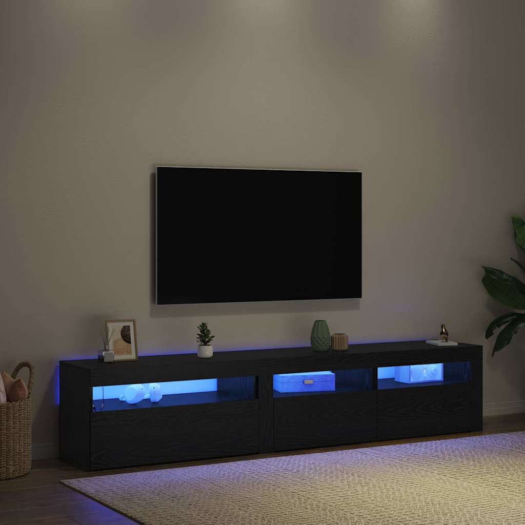 8721158839190_mo-im-da_en_hd_1 vidaXL TV Cabinets 2 pcs Black oak 195 x 35 x 40 cm Engineered wood - Image 5