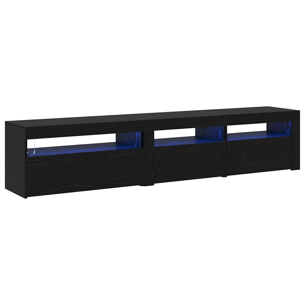 8721158839190_wbg-an-m_en_hd_5 vidaXL TV Cabinets 2 pcs Black oak 195 x 35 x 40 cm Engineered wood - Image 2