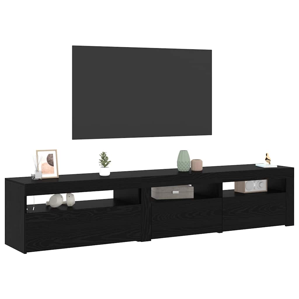 8721158839190_wbg-mo_en_hd_1 vidaXL TV Cabinets 2 pcs Black oak 195 x 35 x 40 cm Engineered wood - Image 3