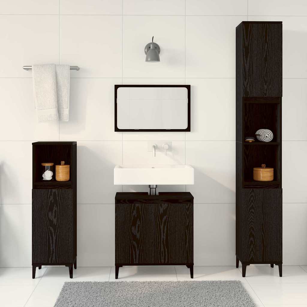 8721158840769_mo-im_en_hd_2 vidaXL Bathroom Furniture Set with Door 3 pcs Black 30 x 30 x 180 cm - Image 4