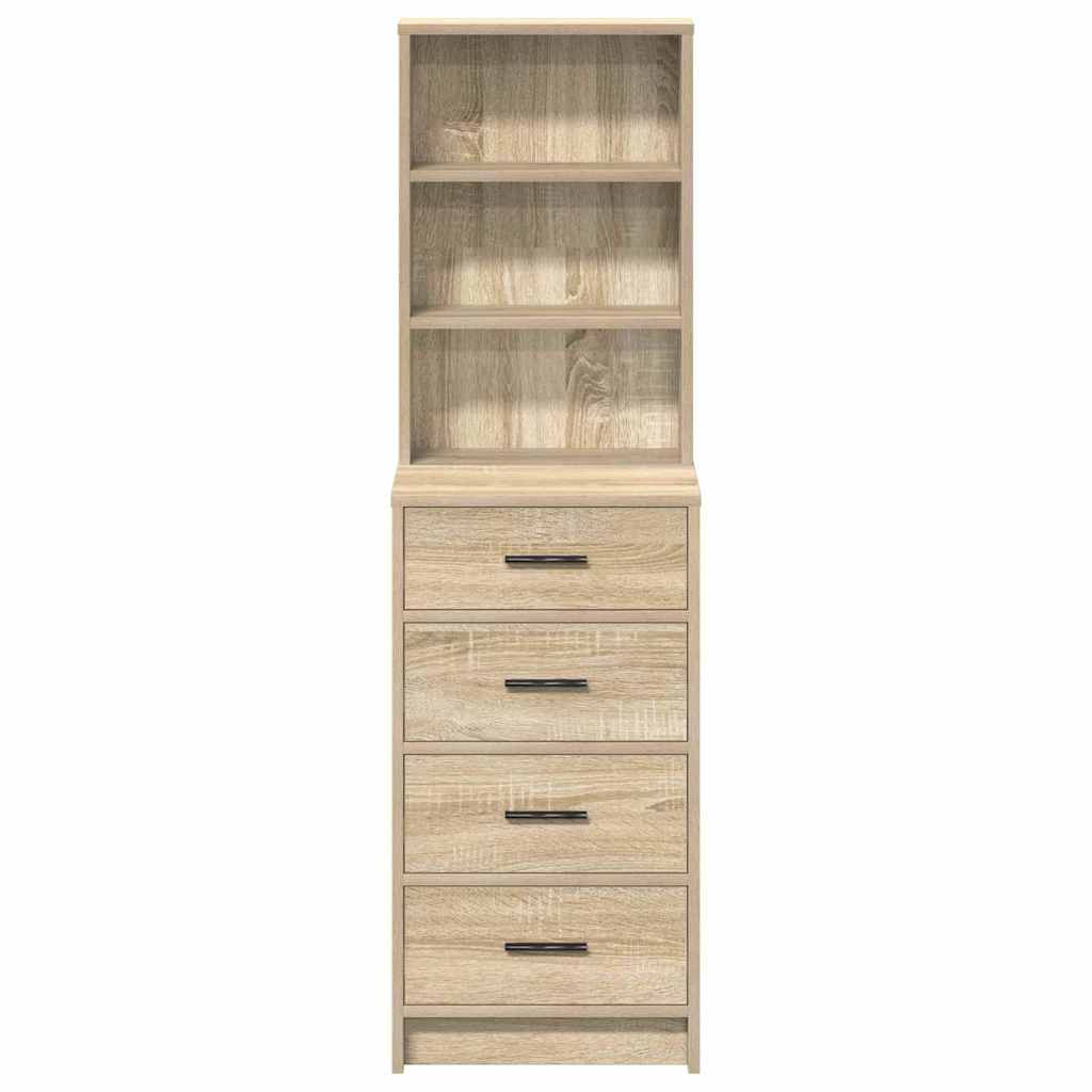 8721158850768_wbg-fr_en_hd_4 vidaXL Highboard Sonoma oak 40 x 41 x 135 cm Engineered wood - Image 6