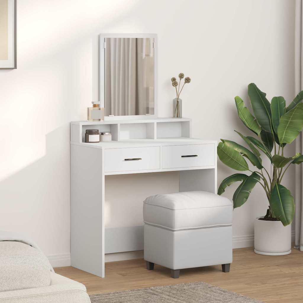 8721158851642_mo-im_en_hd_2 vidaXL Dressing Table White 79 x 41 x 140 cm Engineered wood - Image 4