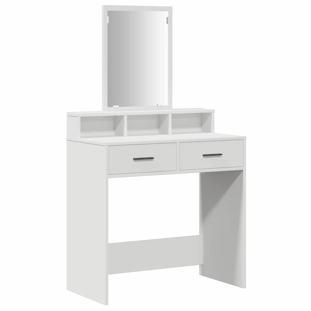 8721158851642_wbg-an-m_en_hd_1 vidaXL Dressing Table White 79 x 41 x 140 cm Engineered wood - Image 2