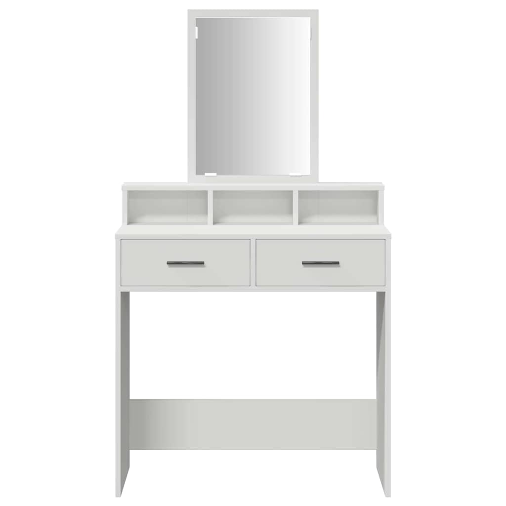 8721158851642_wbg-fr_en_hd_4 vidaXL Dressing Table White 79 x 41 x 140 cm Engineered wood - Image 6