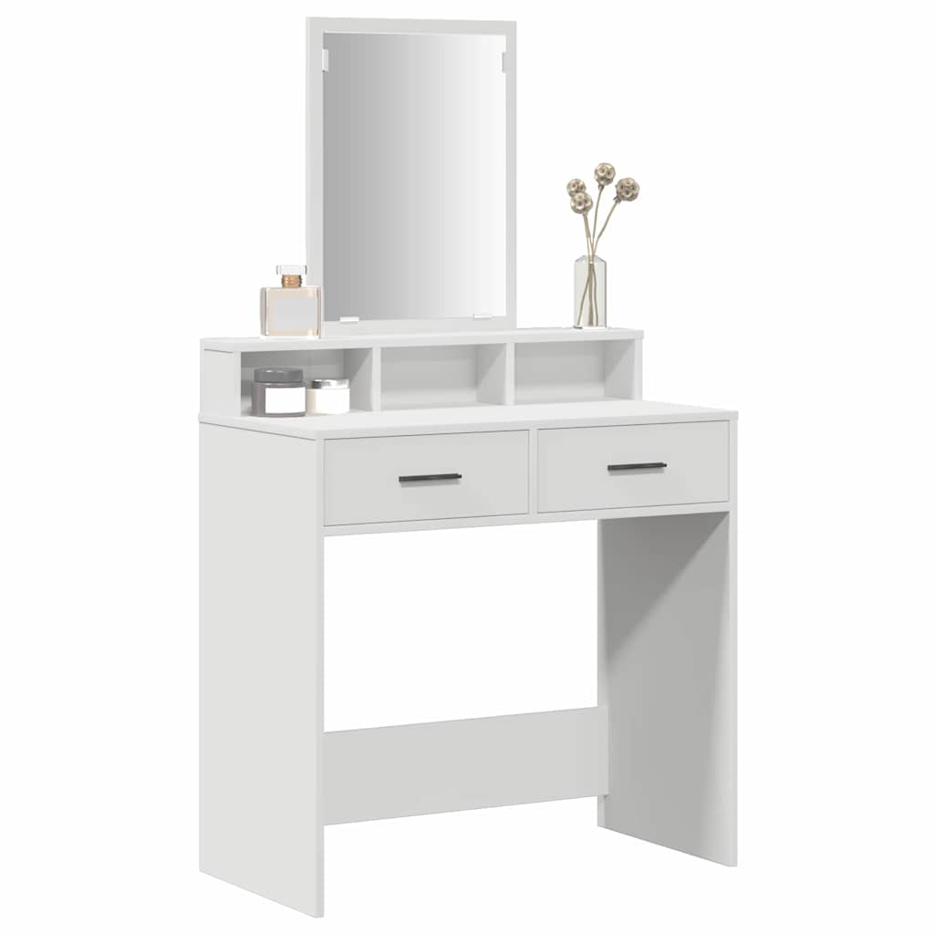 8721158851642_wbg-mo_en_hd_1 vidaXL Dressing Table White 79 x 41 x 140 cm Engineered wood - Image 3