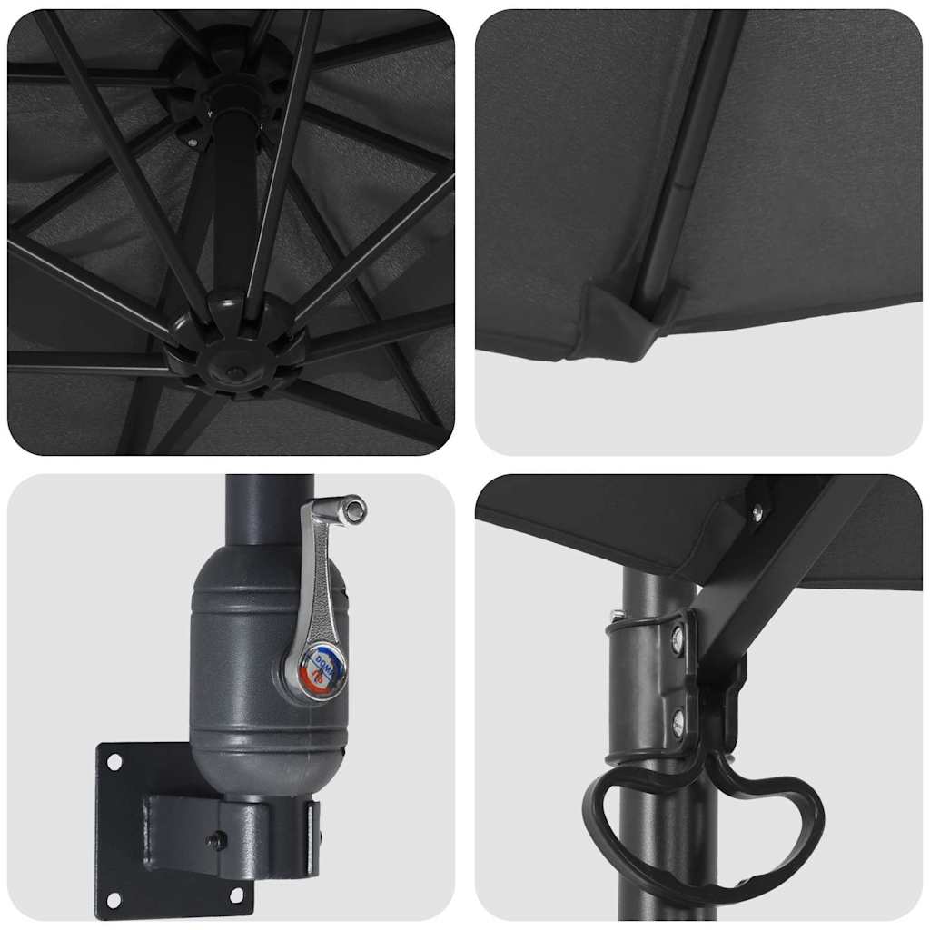 8721158855794_detail_en_hd_1 vidaXL Garden Parasol Anthracite and Black 248 x 248 x 148 cm - Image 7