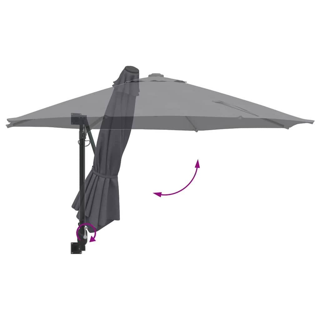 8721158855794_wbg-fu_en_hd_1 vidaXL Garden Parasol Anthracite and Black 248 x 248 x 148 cm - Image 8
