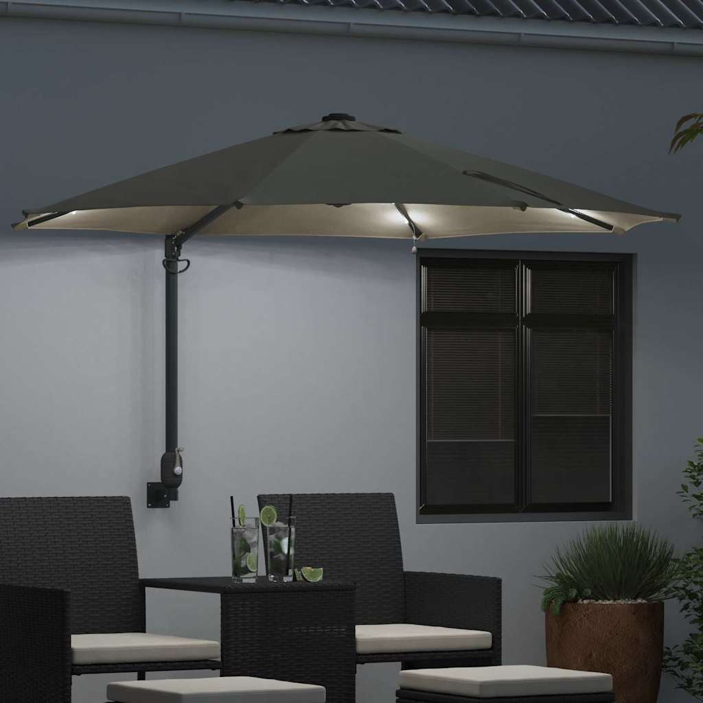 8721158855930_mo-im_en_hd_2 vidaXL Garden Parasol Manual Beige and Black 248 x 248 x 148 cm - Image 3