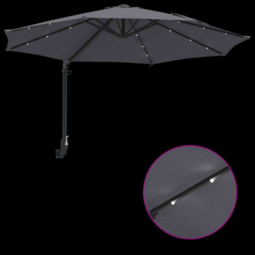 8721158855954_wbg-fu_en_hd_2 vidaXL Garden Parasol Manual Anthracite and Black 248 x 248 x 148 cm - Image 9