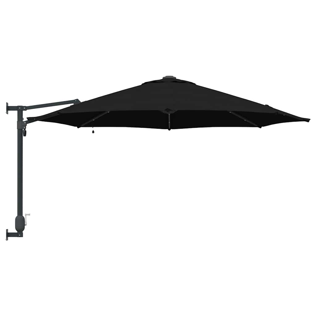 8721158855992_wbg-si_en_hd_4 vidaXL Garden Parasol Manual Black and Black 248 x 248 x 148 cm - Image 5