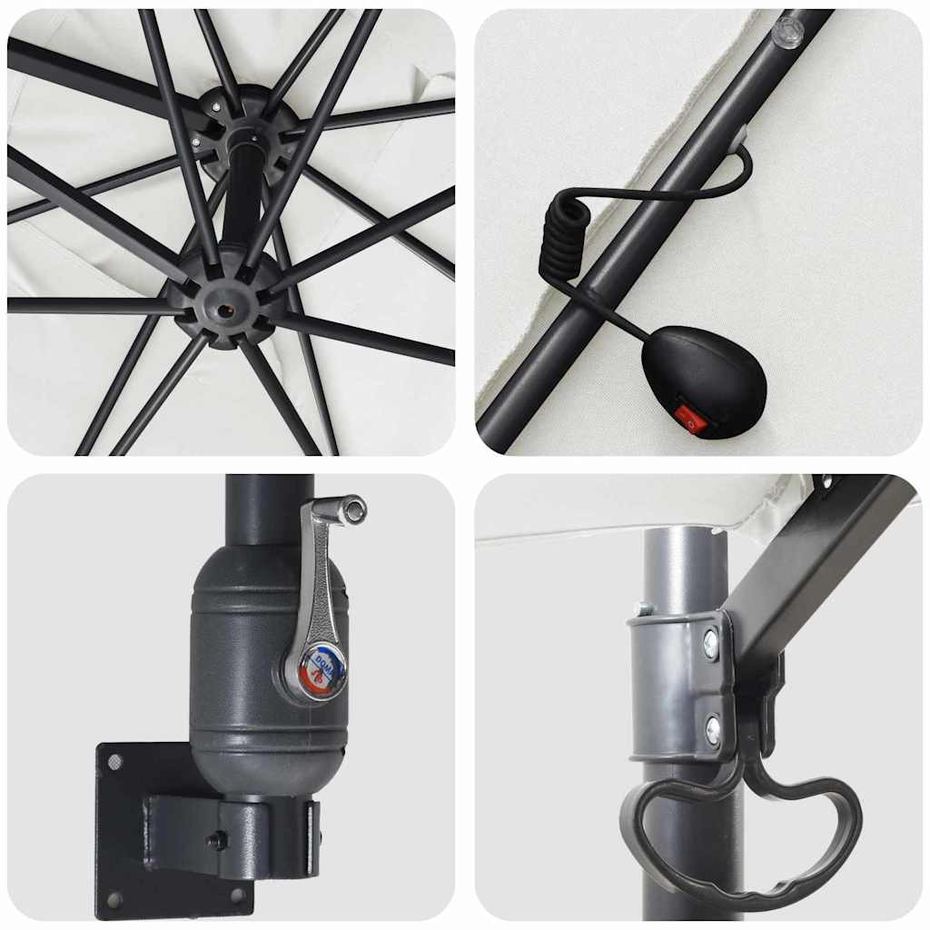 8721158856012_detail_en_hd_1 vidaXL Garden Parasol Sand 248.5 x 247.5 x 160 cm Fabric - Image 7