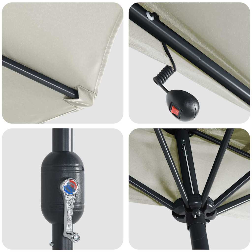 8721158856098_detail_en_hd_1 vidaXL Garden Parasol Sand 294 x 150 x 223 cm Fabric - Image 8