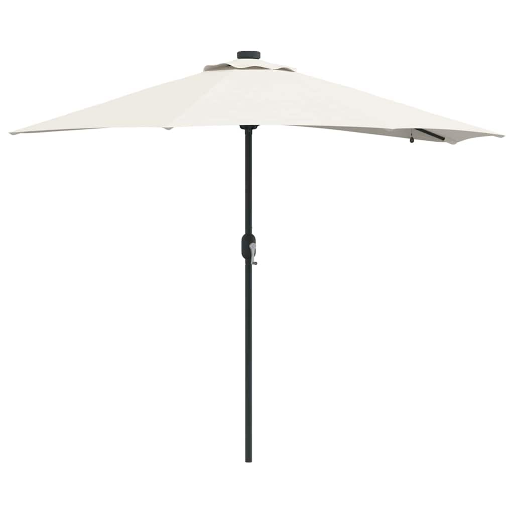 8721158856098_wbg-an-m_en_hd_1 vidaXL Garden Parasol Sand 294 x 150 x 223 cm Fabric - Image 2