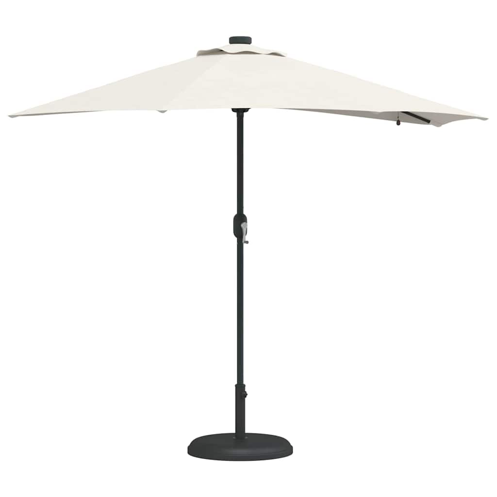 8721158856098_wbg-mo_en_hd_1 vidaXL Garden Parasol Sand 294 x 150 x 223 cm Fabric - Image 3