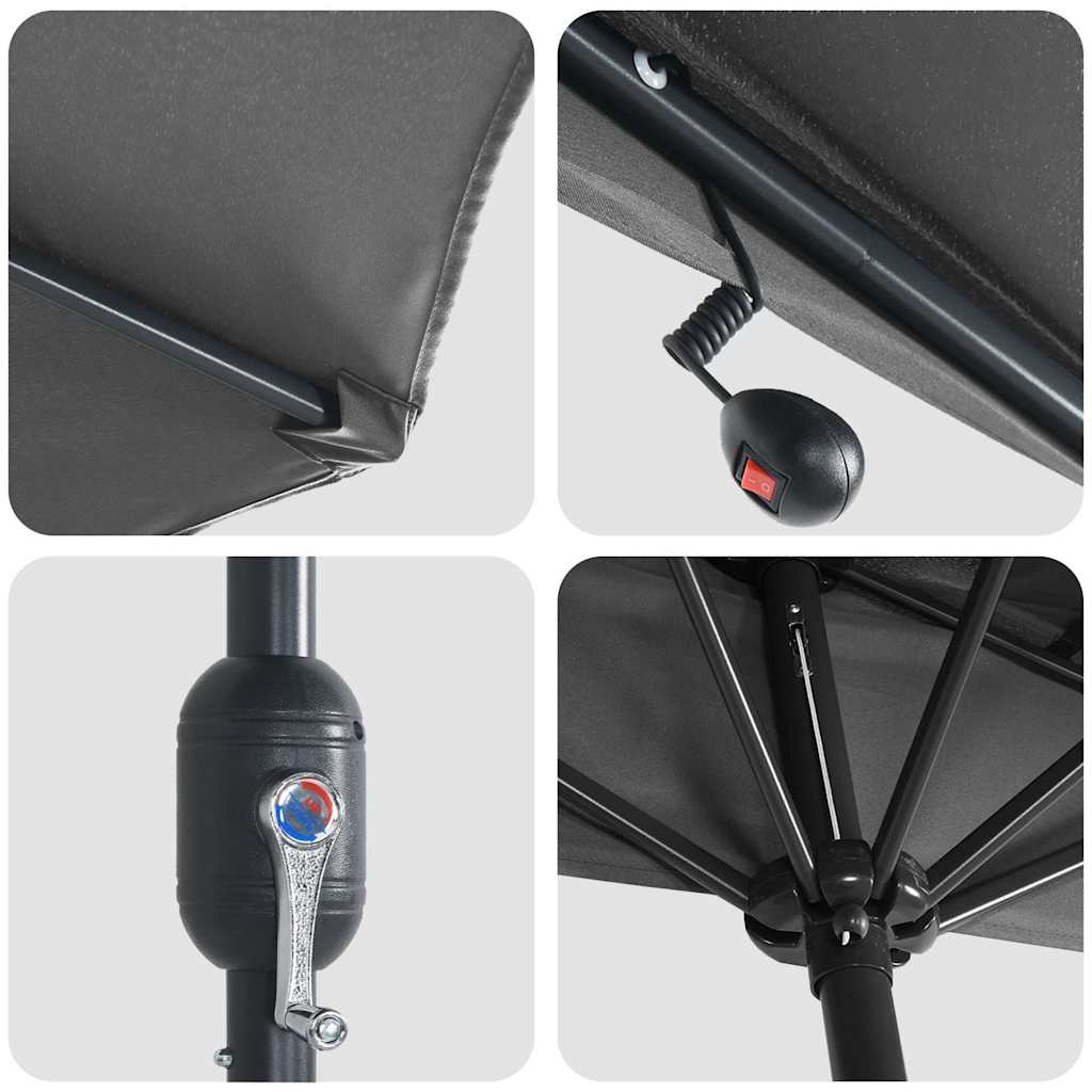 8721158856111_detail_en_hd_1 vidaXL Garden Parasol Anthracite 294 x 150 x 223 cm Fabric - Image 8