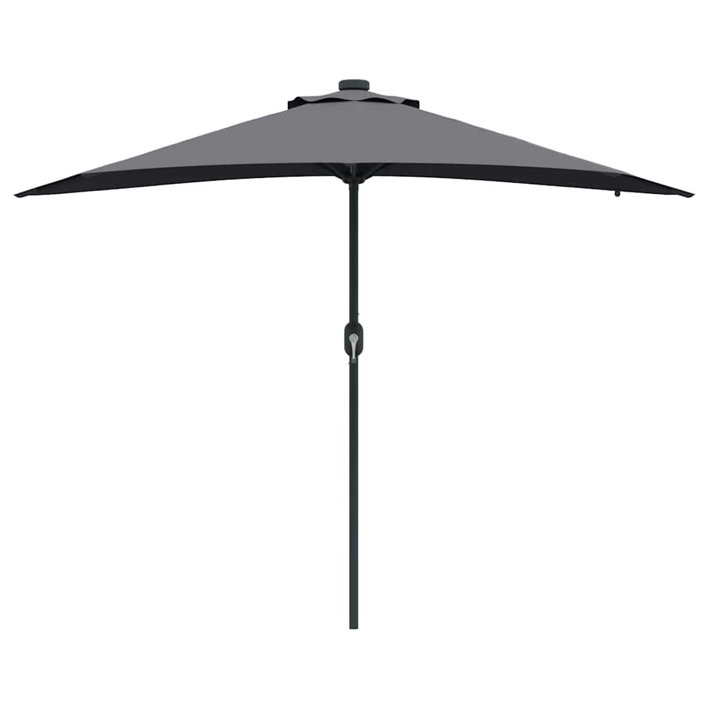 8721158856111_wbg-fr_en_hd_3 vidaXL Garden Parasol Anthracite 294 x 150 x 223 cm Fabric - Image 5