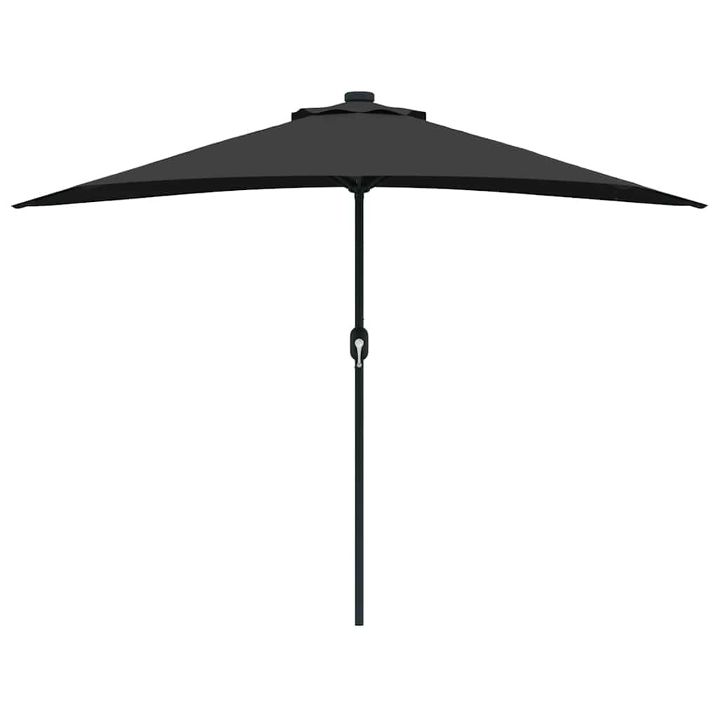 8721158856234_wbg-fr_en_hd_3 vidaXL Garden Parasol Black 294 x 150 x 224 cm Fabric - Image 5