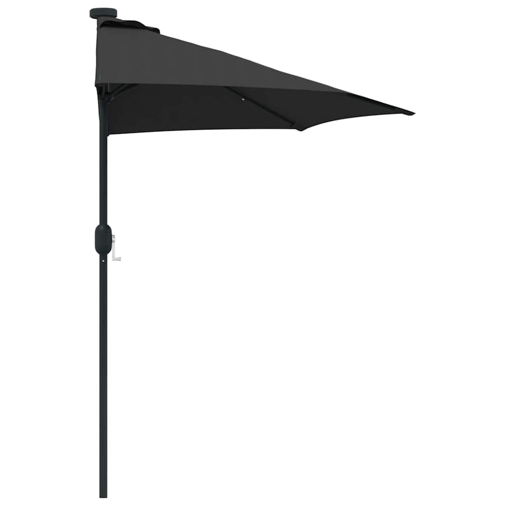 8721158856234_wbg-si_en_hd_4 vidaXL Garden Parasol Black 294 x 150 x 224 cm Fabric - Image 6