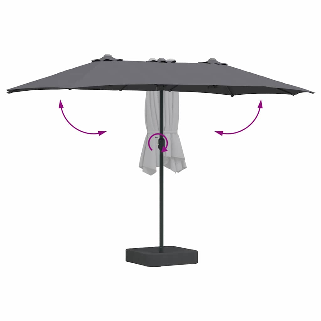 8721158856272_wbg-fu_en_hd_1 vidaXL Garden Parasol Anthracite 385 x 209 x 244 cm Fabric - Image 8