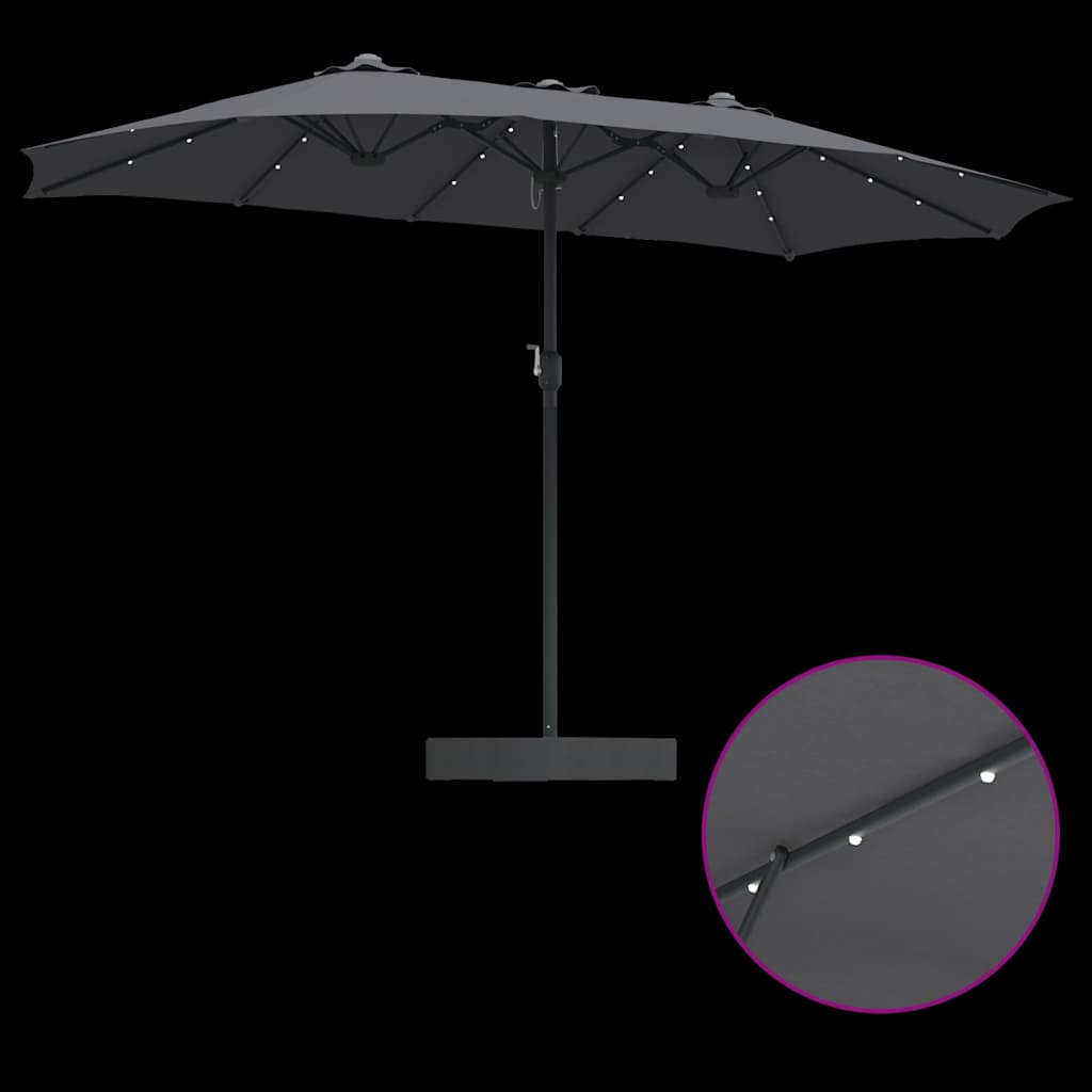 8721158856357_wbg-fu_en_hd_2 vidaXL Garden Parasol Anthracite 385 x 209 x 244 cm Fabric - Image 9